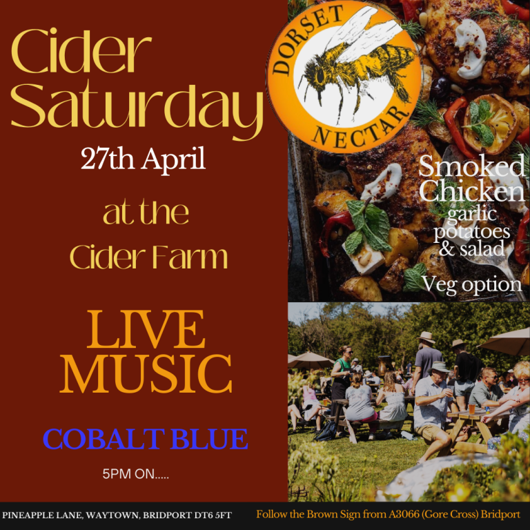 Cider Saturday with Live Music and Food at Dorset Nectar Cider Farm